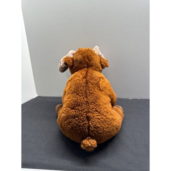 Brown TY Plush Beanie Buddy 2002 Melvin Moose Stuffed Animal Toy 12" Soft & Cudd - Picture 4 of 9